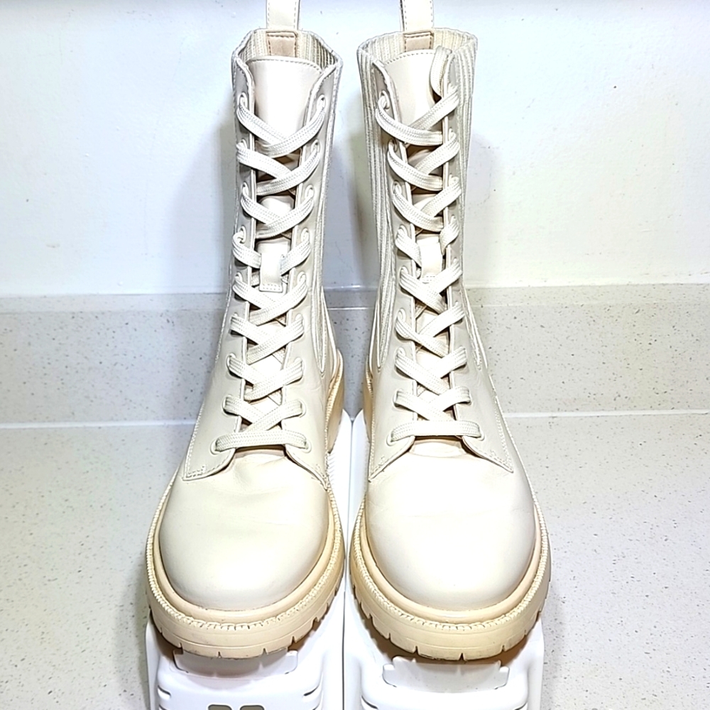 Women's Sam Edelman Combat Boots Size 8M - Picture 3 of 12